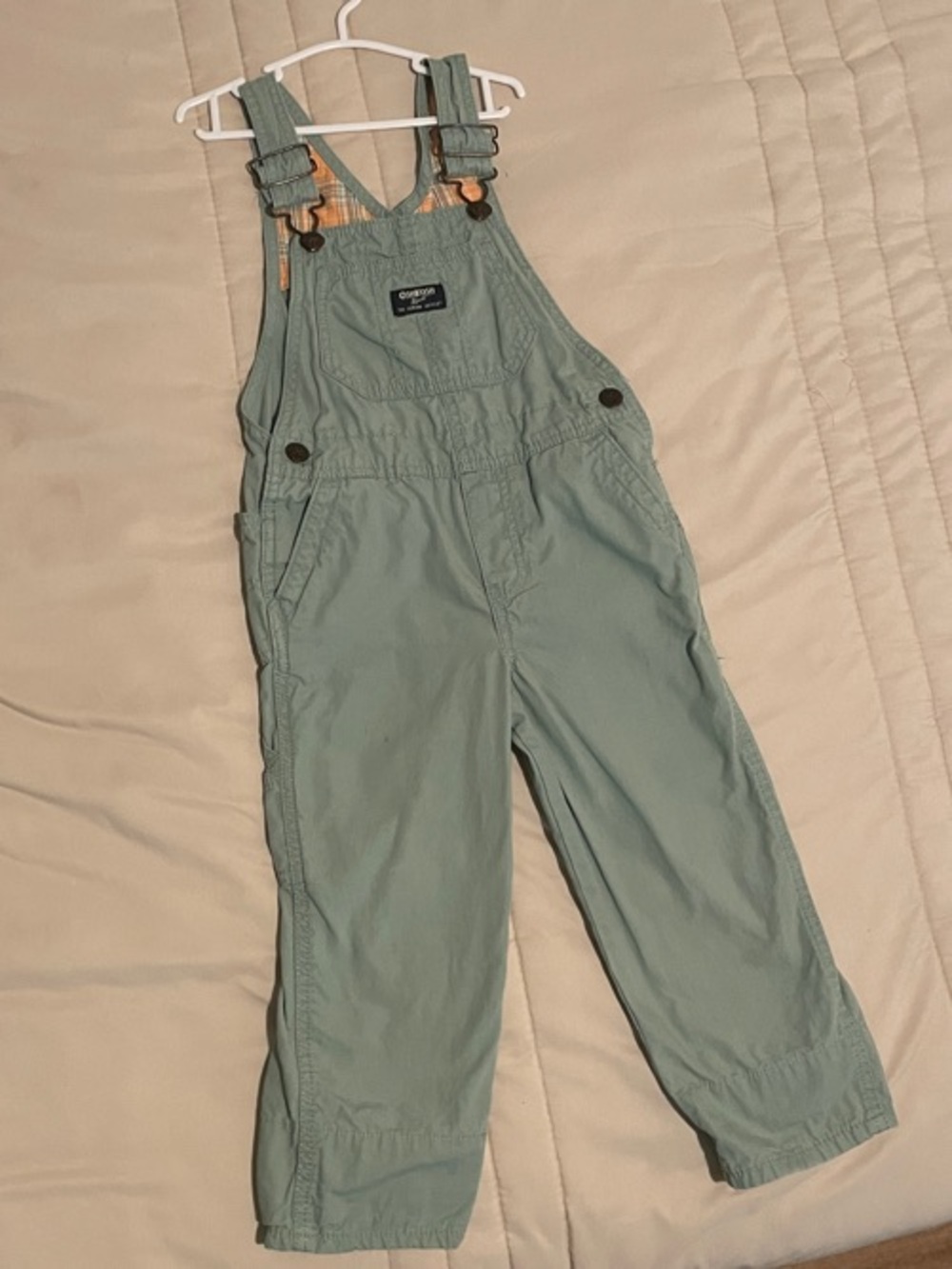 OshKosh B'gosh Sage Green Overalls for Kids